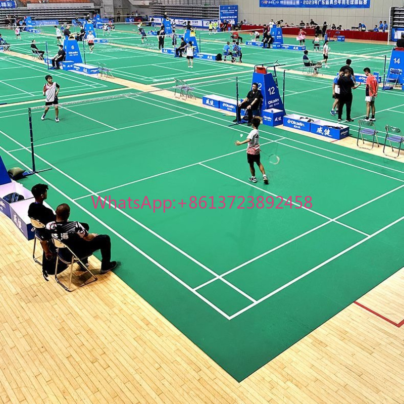 Badminton Hall - Matras lantai lapangan bulu tangkis dalam
