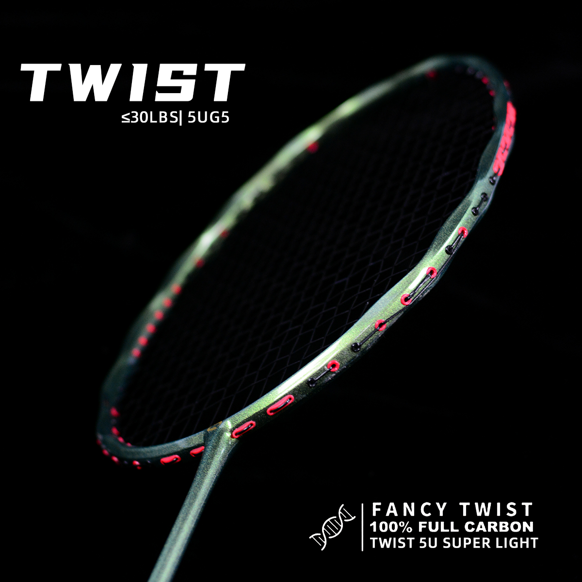 Badminton Yonex Nanoflare - Raket Bulu Tangkis TWIST 100% Serat