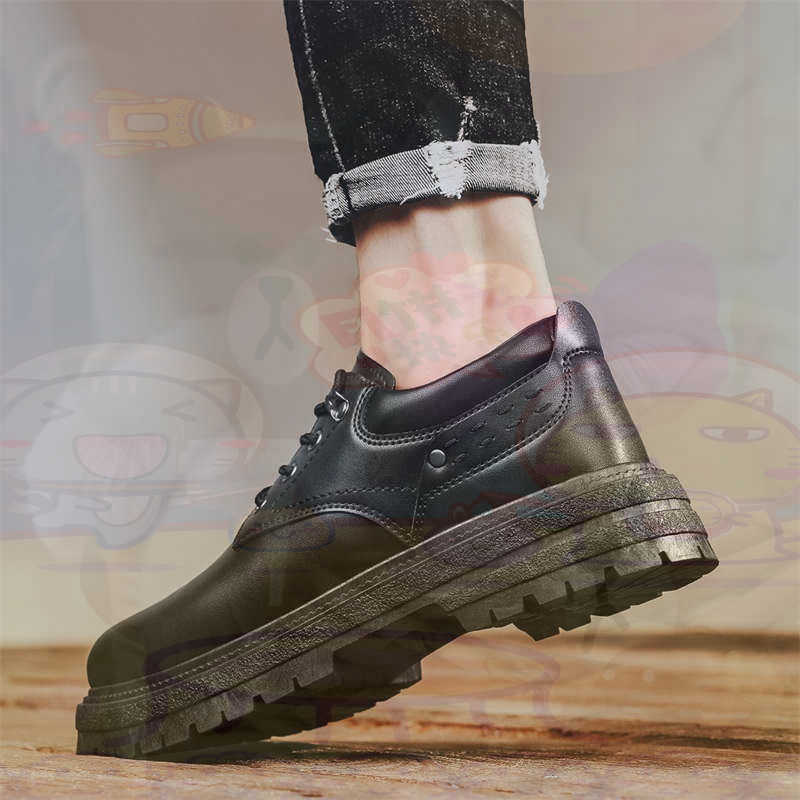 Badminton News - Sepatu Pria Tenis Pelatih Fashion Kulit