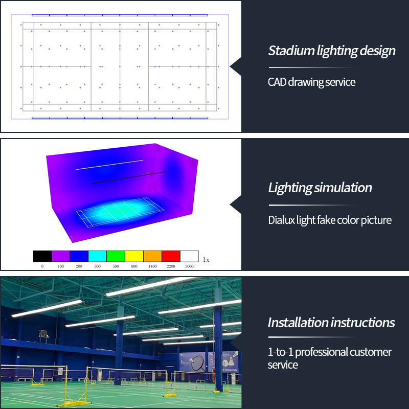 Lampu LED Lapangan Bulu Tangki - Badminton Court ulasan dan harga