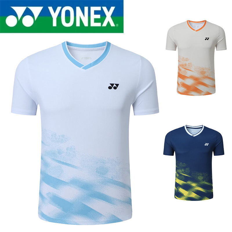 Kaos Bulu Tangkis YONEX Pria d - Badminton Yonex Jersey ulasan dan harga