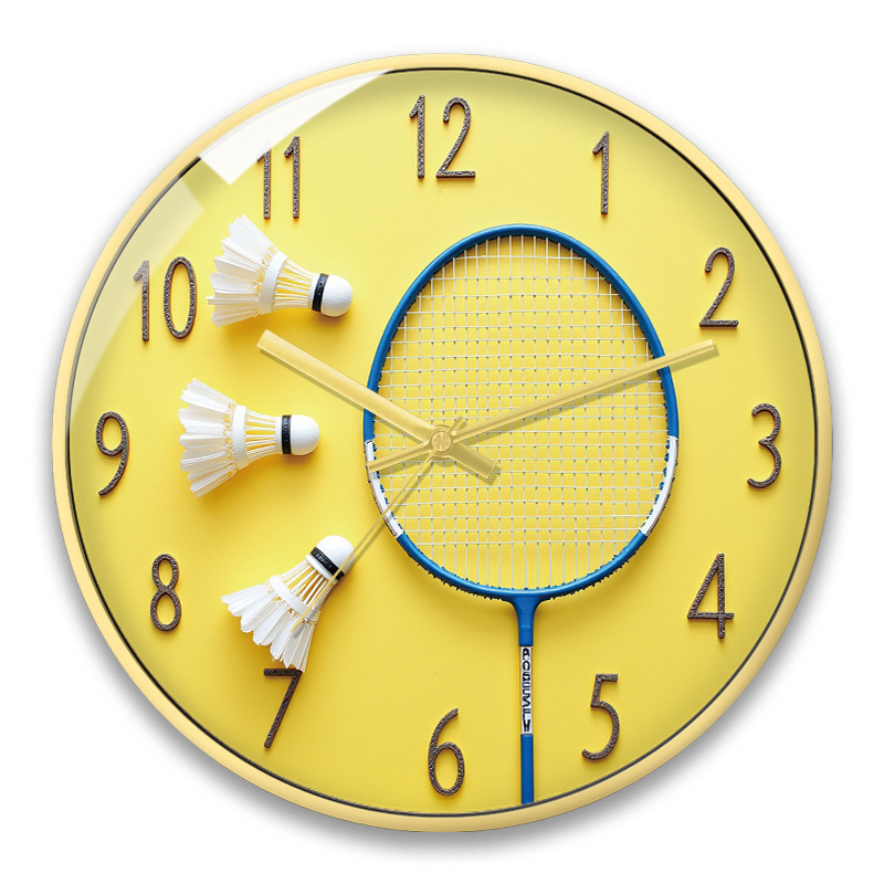 Jam Dinding Aula Bulu Tangkis  - Badminton Hall ulasan dan harga