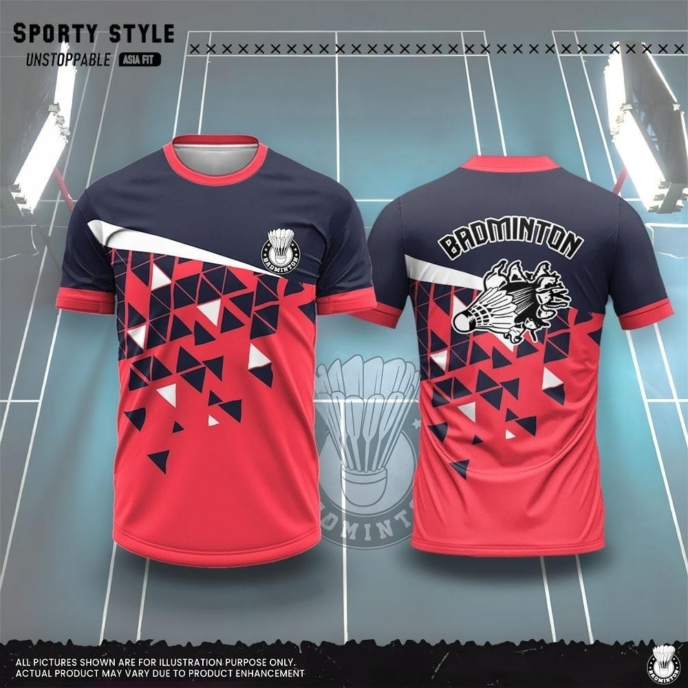 Pakaian Pria Fashion Kaos Badm - Badminton Wallpaper ulasan dan harga