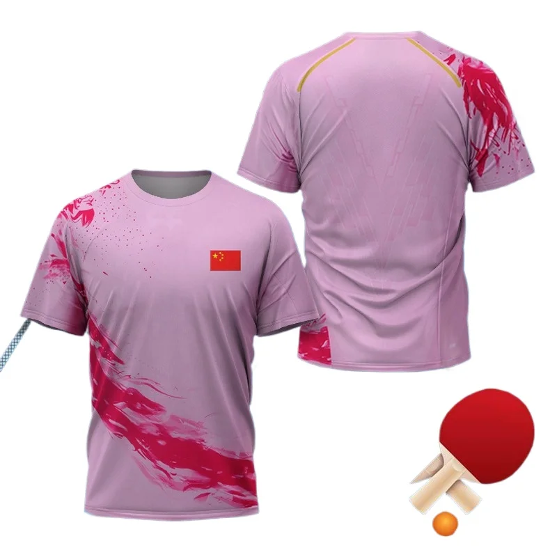Kaus Grafis Tenis Meja CHINA D - Badminton Wallpaper ulasan dan harga