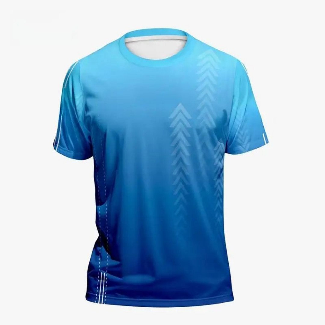 Kaos olahraga pria musim panas - Badminton Wallpaper ulasan dan harga