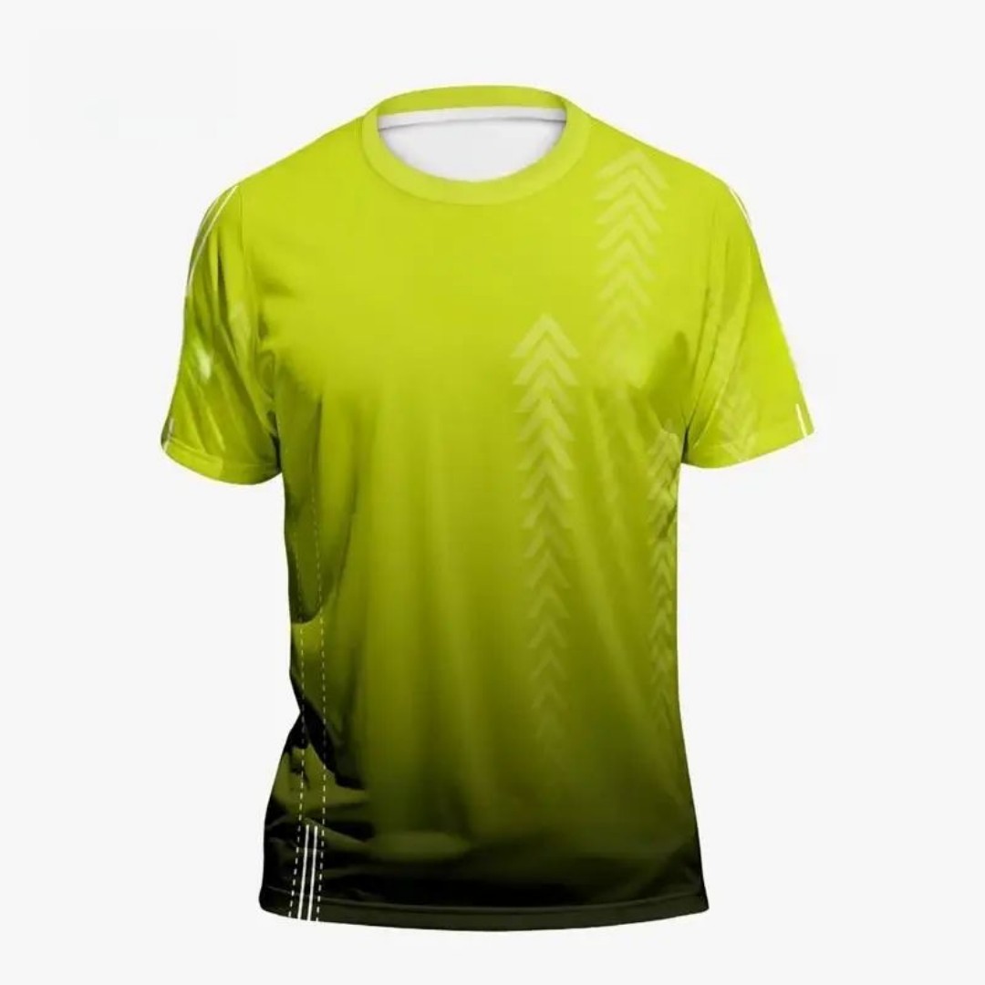 Kaos olahraga pria musim panas - Badminton Wallpaper ulasan dan harga